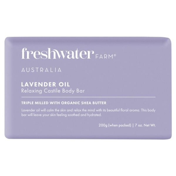 Freshwater Farm  Lavender Oil Body Bar 薰衣草精油舒緩香皂