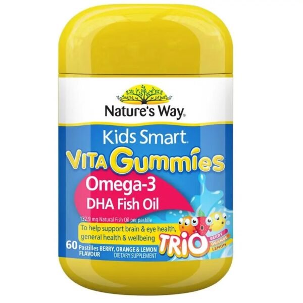 Nature’s Way 兒童聰明咀嚼軟糖 Omega-3 DHA 60 顆軟糖